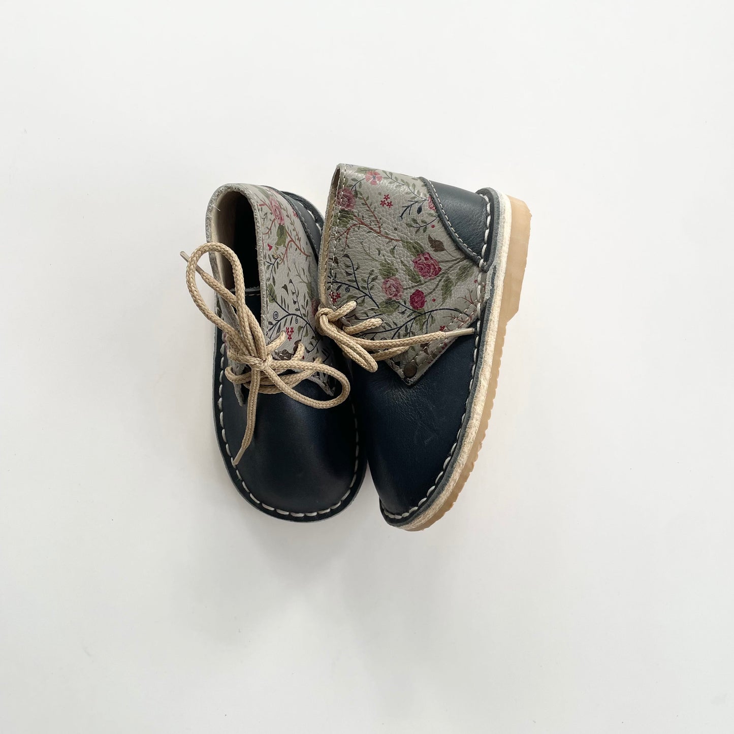 NAVY BOTANICAL VELLIES