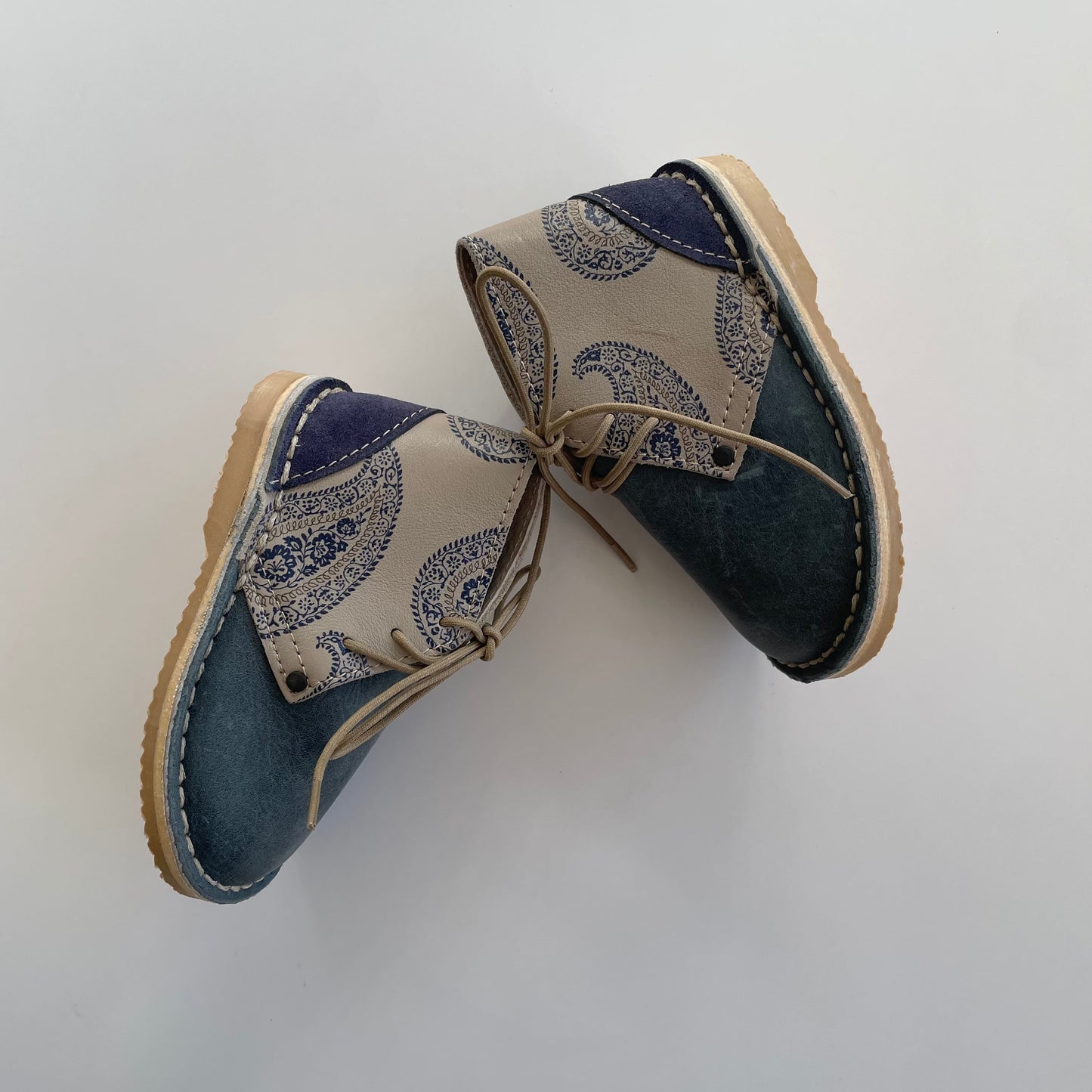 PAISLEY NAVY VELLIES